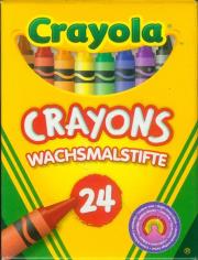Okładka książki Kredki świecowe bezpieczne 24 kolory CRAYOLA