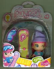 Opakowanie Laleczka Pinypon sportowa snowboard