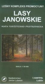 Opakowanie Lasy Janowskie mapa turystyczno-przyrodnicza 1:50 000