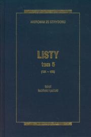 Listy tom 5. Autor: Hieronim ze Strydonu. Dadada.pl Okładka książki Listy tom 5