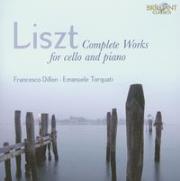 Liszt: Complete Works for Cello and Piano. Autor: Francesco Dillon, Emanuele Torquati. Dadada.pl Okładka książki Liszt: Complete Works for Cello and Piano