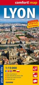 Opakowanie Lyon laminowany plan miasta 1:15 000