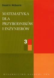 Okładka książki Matematyka dla przyrodników i inżynierów tom 3