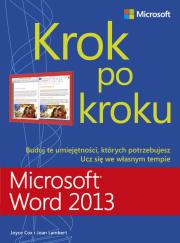 Okładka książki Microsoft Word 2013. Krok po kroku