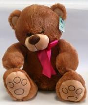 Opakowanie Miś Wincenty siedzący brązowy 40cm