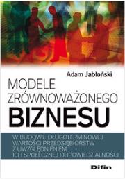 Okładka książki Modele zrównoważonego biznesu
