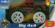 Opakowanie Monster truck 4x4 z dźwiękiem 1:48 czerwony