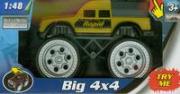 Opakowanie Monster truck 4x4 z dźwiękiem 1:48 żółty