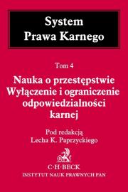 Opakowanie Nauka o przestępstwie Wyłączenie i ograniczenie odpowiedzialności karnej
