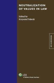 Okładka książki Neutralization of values in law