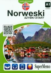 Norweski Szybki start kurs językowy z płytą CD. Autor: Małkowska Anna, Szymańska Oliwia. Dadada.pl Okładka książki Norweski Szybki start kurs językowy z płytą CD