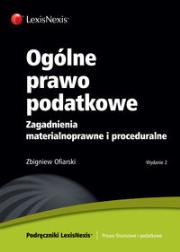 Ogólne prawo podatkowe. Autor: Ofiarski Zbigniew. Dadada.pl Okładka książki Ogólne prawo podatkowe