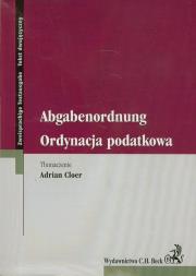 Ordynacja podatkowa Abgabenordunug. Wydawca: C.H. Beck. Dadada.pl Opakowanie Ordynacja podatkowa Abgabenordunug