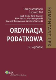 Okładka książki Ordynacja podatkowa Komentarz
