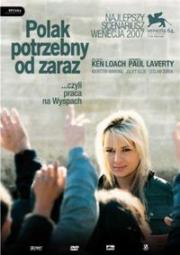 Polak potrzebny od zaraz. Autor: Paul Laverty. Dadada.pl Okładka książki Polak potrzebny od zaraz