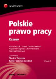 Okładka książki Polskie prawo pracy Kazusy