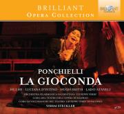 Ponchielli: La Gioconda. Autor: Hui He, Luciano D'Intino, Hugh Smith, Lado Ataneli, Orchestra e Coro del Teatro dell’Opera di Salerno, Yishai Steckler. Dadada.pl Okładka książki Ponchielli: La Gioconda