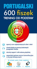 Portugalski. 600 fiszek. Trening od podstaw. Autor: Opracowanie zbiorowe. Dadada.pl Okładka książki Portugalski. 600 fiszek. Trening od podstaw