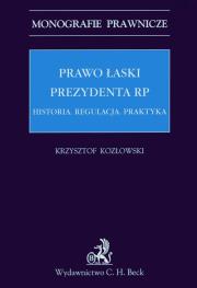 Okładka książki Prawo łaski Prezydenta RP