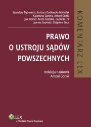 Okładka książki Prawo o ustroju sądów powszechnych Komentarz