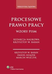 Okładka książki Procesowe prawo pracy Wzory pism