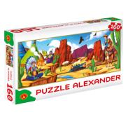 Opakowanie Puzzle 160 - Czas kowbojów ALEX