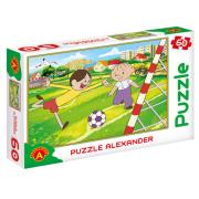 Opakowanie Puzzle 60 - Bolek i Lolek. Piłka nożna ALEX
