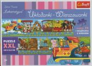 Okładka książki Puzzle Układanki - Wierszowanki Lokomotywa TREFL