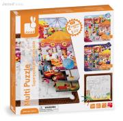 Opakowanie Puzzle z kolorowanką Wesołe miasteczko