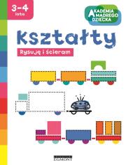 Okładka książki Rysuję i ścieram. Kształty