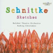Schnittke: Sketches. Autor: Bolshoi Theatre Orchestra, Andrey Christiakov. Dadada.pl Okładka książki Schnittke: Sketches