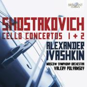 Shostakovich cello concertos 1 & 2. Autor: Ivashkin, Moscow Youth Symphony Orchestra, Valery Polyansky. Dadada.pl Okładka książki Shostakovich cello concertos 1 & 2
