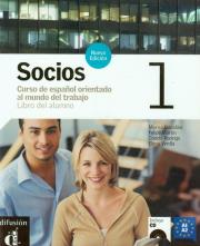 Socios 1 podręcznik + CD. Autor: Corpas Jaime, Marisa Gonzalez, Felipe Martin. Dadada.pl Okładka książki Socios 1 podręcznik + CD