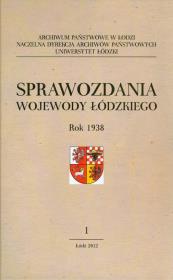 Opakowanie Sprawozdania wojewody łódzkiego