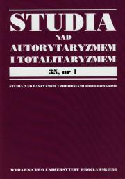 Opakowanie Studia nad autorytaryzmem i totalitaryzmem 35 nr 1