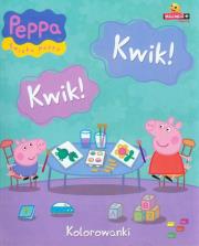 Świnka Peppa Kolorowanki - Kwik! Kwik!. Autor: praca zbiorowa. Dadada.pl Okładka książki Świnka Peppa Kolorowanki - Kwik! Kwik!