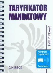 Opakowanie Taryfikator mandatowy