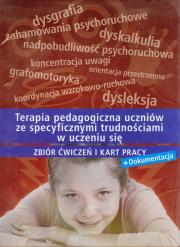 Okładka książki Terapia pedagogiczna uczniów ze specyficznymi trudnościami w uczeniu się + dokumentacja