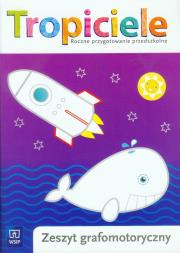 Okładka książki Tropiciele Roczne przyg. prz. Zeszyt grafomotor.
