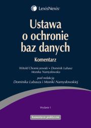 Ustawa o ochronie baz danych Komentarz. Wydawca: LexisNexis. Dadada.pl Opakowanie Ustawa o ochronie baz danych Komentarz
