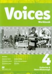 Voices 4 WB MACMILLAN. Autor: Bilsborough Katherine, Bilsborough Steve. Dadada.pl Okładka książki Voices 4 WB MACMILLAN