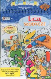 Water Magic - Liczę słodycze. Autor: praca zbiorowa. Dadada.pl Okładka książki Water Magic - Liczę słodycze