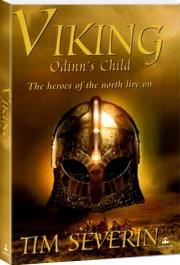 Wiking. Tom I. Dziecko Odyna. Autor: Tim Severin. Dadada.pl Okładka książki Wiking. Tom I. Dziecko Odyna