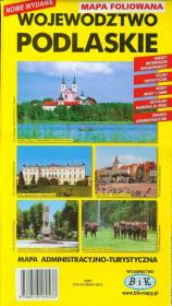Opakowanie Województwo Podlaskie mapa administracyjno-turystyczna