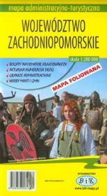 Opakowanie Województwo Zachodniopomorskie mapa administracyjno-turystyczna