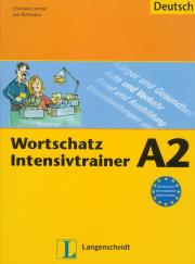 Wortschatz Intensivtrainer A2. Autor: Lemcke Christiane, Rohrmann Lutz. Dadada.pl Okładka książki Wortschatz Intensivtrainer A2