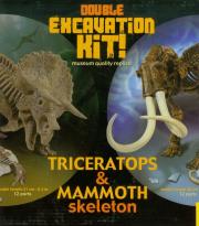Wykopaliska 2-pack Triceratops i Mamut. Wydawca: Geoworld. Dadada.pl Opakowanie Wykopaliska 2-pack Triceratops i Mamut