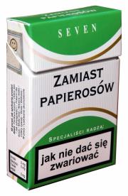 Okładka książki Zamiast papierosów - zielone SEVEN