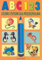 Okładka książki ABC 1 2 3- literki i cyferki dla przedszkolaka