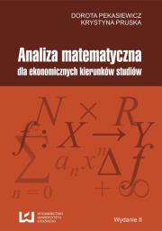 Okładka książki Analiza matematyczna dla ekonomicznych kierunków studiów